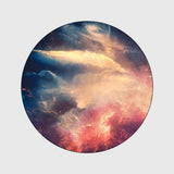Tapis Rond Galaxie et Nébuleuse Imprimé – Multicolore 9