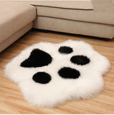 Tapis Forme Patte d'Ours Fourrure Moelleuse – Chambre Enfant & Salon 5