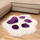 Tapis Forme Patte d'Ours Fourrure Moelleuse – Chambre Enfant & Salon 2