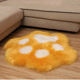 Tapis Forme Patte d'Ours Fourrure Moelleuse – Chambre Enfant & Salon 1