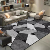 Tapis Géométrique Triangles Multicolores – Salon & Chambre 1