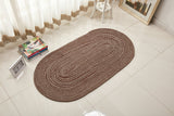 Tapis Ovale Tressé en Corde – Style Pastoral Naturel 5