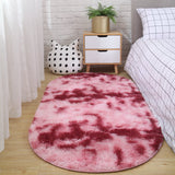 Tapis Ovale Shaggy Dégradé Doux – Chambre & Salon 9