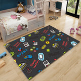 Tapis Rectangulaire Motif Gaming Jeux Vidéo – Chambre Enfant & Salon 7