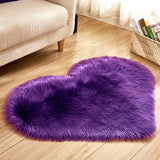 Tapis Cœur Fausse Fourrure Doux – Chambre & Salon 8