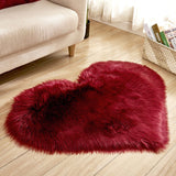 Tapis Cœur Fausse Fourrure Doux – Chambre & Salon 9