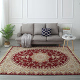 Tapis Persan Rétro en Velours Glacé – Style Classique Européen 4