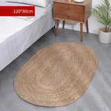 Tapis Ovale Jute Tressé Artisanal – Salon & Chambre 3