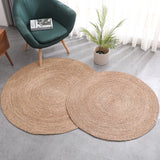 Tapis Ovale Jute Tressé Artisanal – Salon & Chambre 2