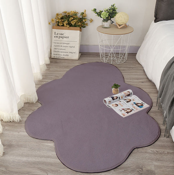 Tapis Forme Nuage Mélange Doux Multicolore – Chambre & Salon