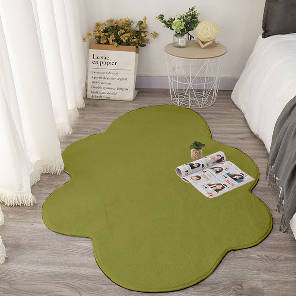 Tapis Forme Nuage Mélange Doux Multicolore – Chambre & Salon