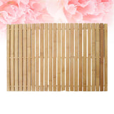 Tapis Caillebotis Bambou Naturel – Salle de Bain & Cuisine 1