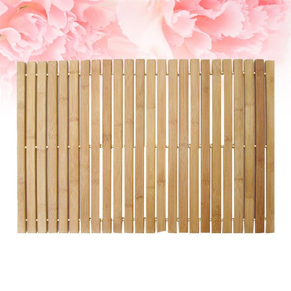 Tapis Caillebotis Bambou Naturel – Salle de Bain & Cuisine