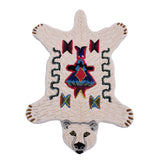 Tapis Forme Peau d'Animal Laine Pure Faite Main – Léopard, Lion, Ours 5