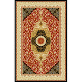 Tapis Rectangulaire Velours Cristal Motif Persan Oriental – Salon & Salle à Manger 7