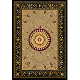 Tapis Rectangulaire Velours Cristal Motif Persan Oriental – Salon & Salle à Manger 5