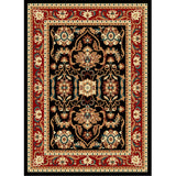 Tapis Rectangulaire Velours Cristal Motif Persan Oriental – Salon & Salle à Manger 8