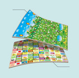 Tapis de Jeu Bébé Double Face Pliable Animaux – Chambre Bébé 11