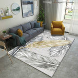 Tapis Rectangulaire Polyester Motif Abstrait Dégradé Luxe – Salon & Chambre 2