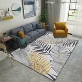 Tapis Rectangulaire Polyester Motif Abstrait Dégradé Luxe – Salon & Chambre 6