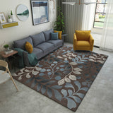 Tapis Rectangulaire Polyester Motif Abstrait Dégradé Luxe – Salon & Chambre 7