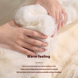 Tapis Rectangulaire Peluche Imitation Lapin Doux – Salon & Chambre 2