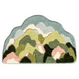 Tapis Forme Florale Floqué Motif Fleurs Bohème – Salle de Bain & Entrée 4