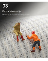 Tapis de Bain Forme Géométrique Grille Noir & Blanc – Salle de Bain & WC 4