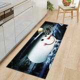 Tapis Runner Noël Fêtes Coloré Cuisine Entrée Lavable 5