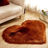 Tapis Forme Cœur Shaggy Poil Long Ultra Doux – Chambre & Salon 4