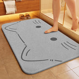 Tapis de Bain Motif Panda Séchage Rapide – Salle de Bain & Cuisine 6
