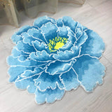 Tapis Forme Pivoine Fleur Tufté Fait Main – Salon & Chambre 3