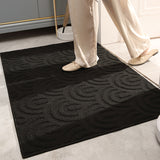 Tapis d'Entrée Anti-taches Résistant en Polypropylène – Gris et Noir 9