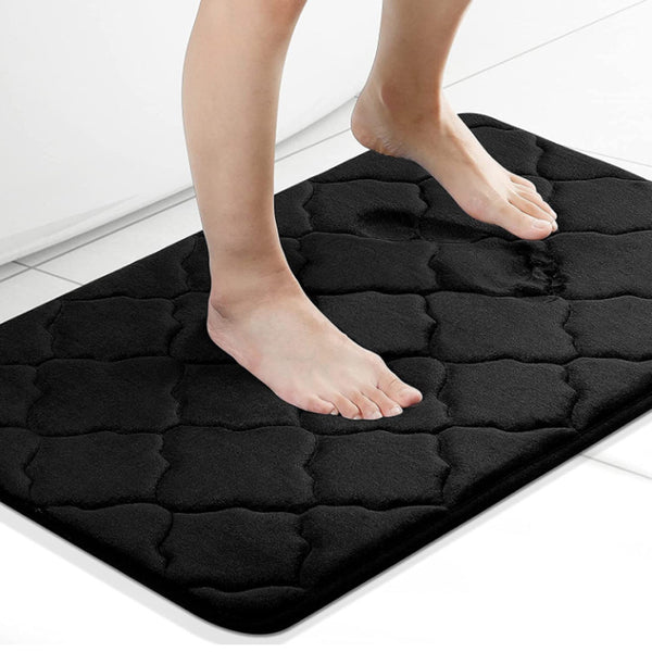 Tapis de Bain Rectangulaire Mousse Mémoire – Salle de Bain