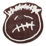 Tapis Rond Touffeté Visage Émoji Cartoon – Original et Ludique 2