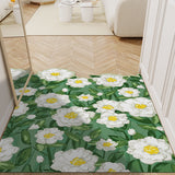 Tapis Découpable Fleurs Rouges & Blanches – Cuisine & Entrée 2