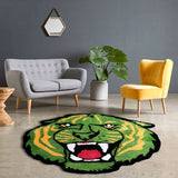 Tapis Forme Tête de Tigre Irrégulier – Salon & Chambre 4