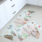 Tapis Runner Cuisine Motifs Botaniques & Colorés – Couloir & Devant Évier 7
