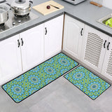 Tapis Cuisine Set 2 Pièces Absorbant Motifs Variés Runner 3