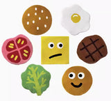 Tapis Forme Aliments Kawaii Fait Main – Burger, Œuf, Cookie & Plus 9