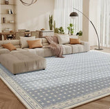 Tapis Rectangulaire Damier Bicolore – Salon & Chambre 5