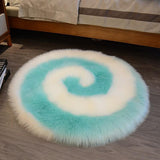 Tapis Rond Lollipop Shaggy Tourbillon – Chambre & Salon 4
