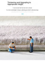 Tapis Rond Lavable Cartoon Girafe Imitation Cachemire Chambre 5