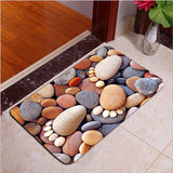 Tapis Entrée Motif Galets Naturels Absorbant – Entrée & Salle de Bain 12