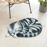 Tapis Forme Chat Antidérapant – Salle de Bain & Cuisine 7