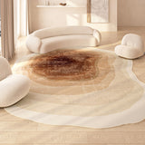 Tapis Forme Irrégulière Dégradé Shaggy – Salon & Chambre 4