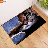 Tapis Rectangulaire Imprimé Loup Réaliste – Entrée & Salon 7