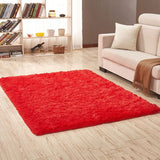 Tapis Rectangulaire Shaggy Uni Moelleux – Salon & Chambre 11