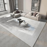 Tapis Rectangulaire Moderne – Design Géométrique Épuré Gris & Beige | Salon Chambre 10