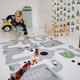 Tapis de Jeu Enfant Carte de Ville Polyester – Chambre 2